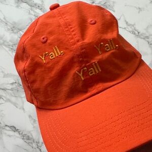 Outdoor Voices Hat Orange Y’all Y’all Y’all